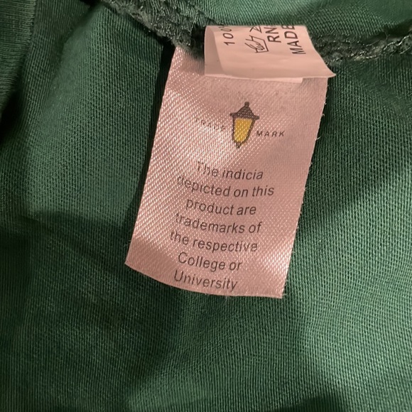 North Dakota State University NDSU Bison Green Partial Zip Pullover Size L - Picture 9 of 11